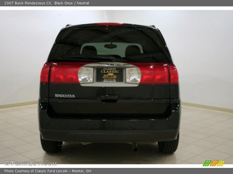 Black Onyx / Neutral 2007 Buick Rendezvous CX