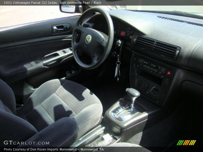 Blue Anthracite Pearl / Black 2001 Volkswagen Passat GLS Sedan