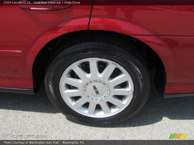 Vivid Red Clearcoat / Shale/Dove 2004 Lincoln LS V6