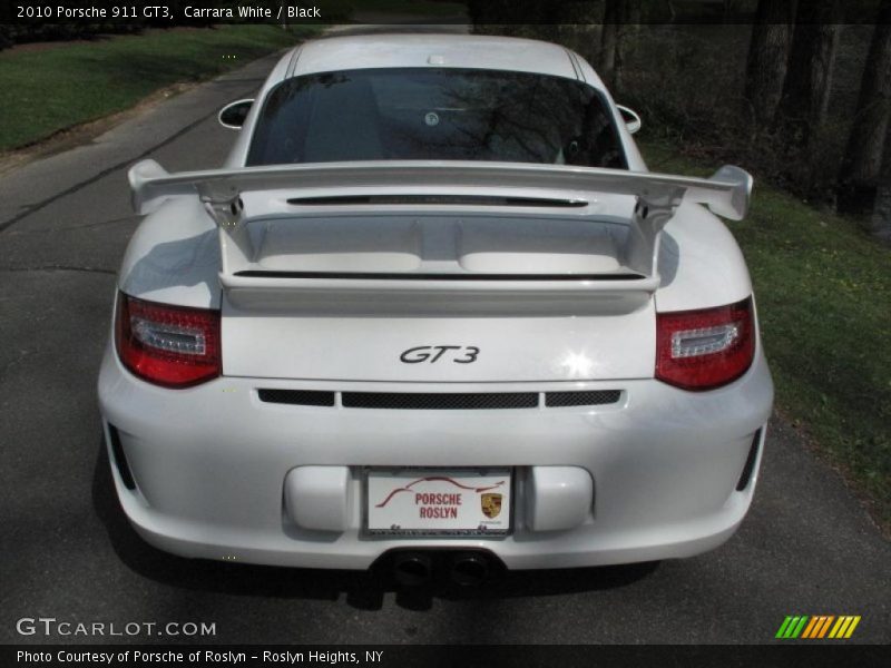 Carrara White / Black 2010 Porsche 911 GT3