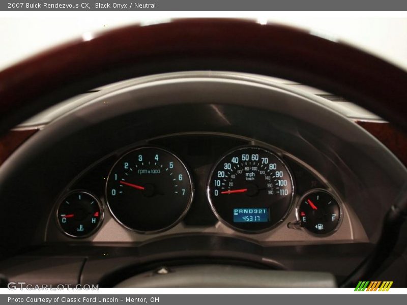 Black Onyx / Neutral 2007 Buick Rendezvous CX