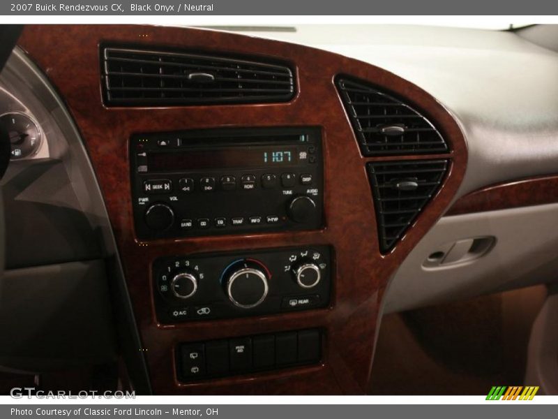 Black Onyx / Neutral 2007 Buick Rendezvous CX