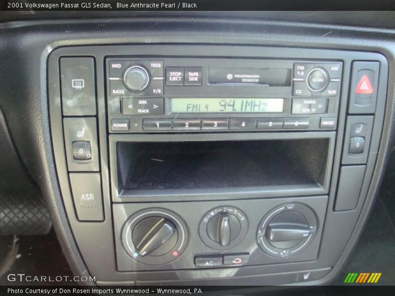 Blue Anthracite Pearl / Black 2001 Volkswagen Passat GLS Sedan