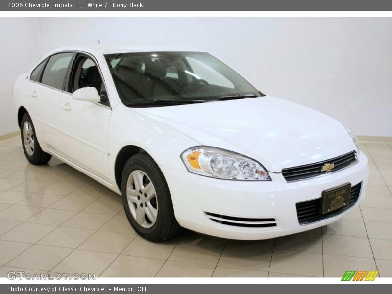 White / Ebony Black 2006 Chevrolet Impala LT