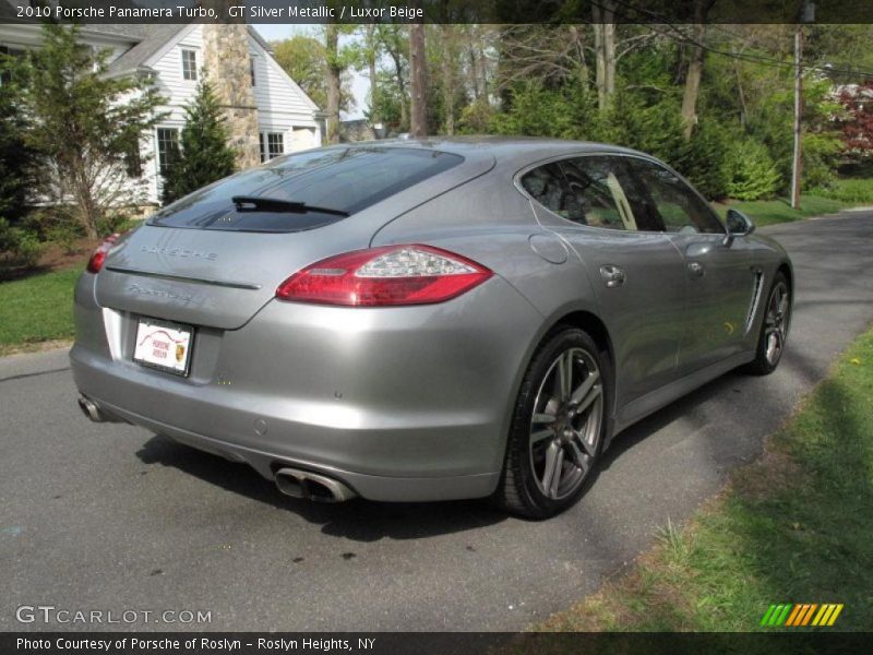 GT Silver Metallic / Luxor Beige 2010 Porsche Panamera Turbo