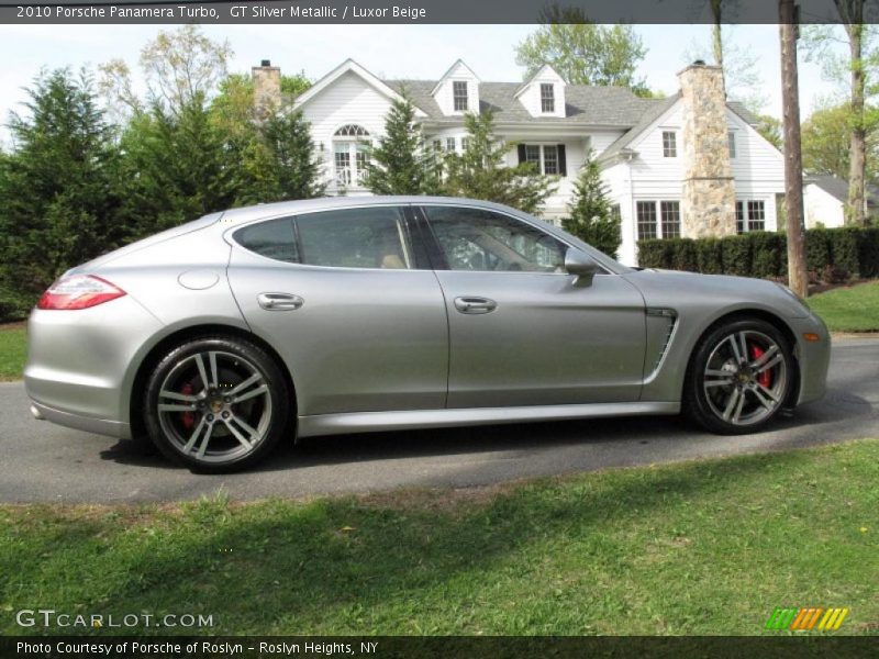 GT Silver Metallic / Luxor Beige 2010 Porsche Panamera Turbo