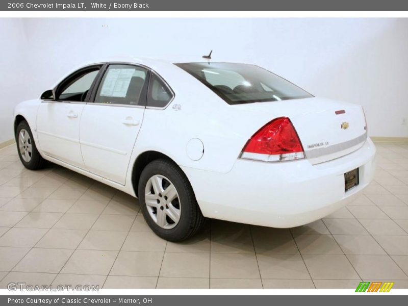 White / Ebony Black 2006 Chevrolet Impala LT