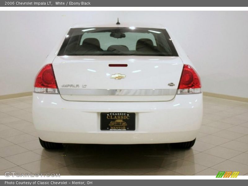 White / Ebony Black 2006 Chevrolet Impala LT