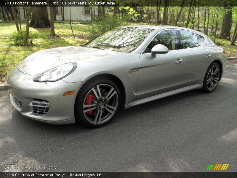 GT Silver Metallic / Luxor Beige 2010 Porsche Panamera Turbo