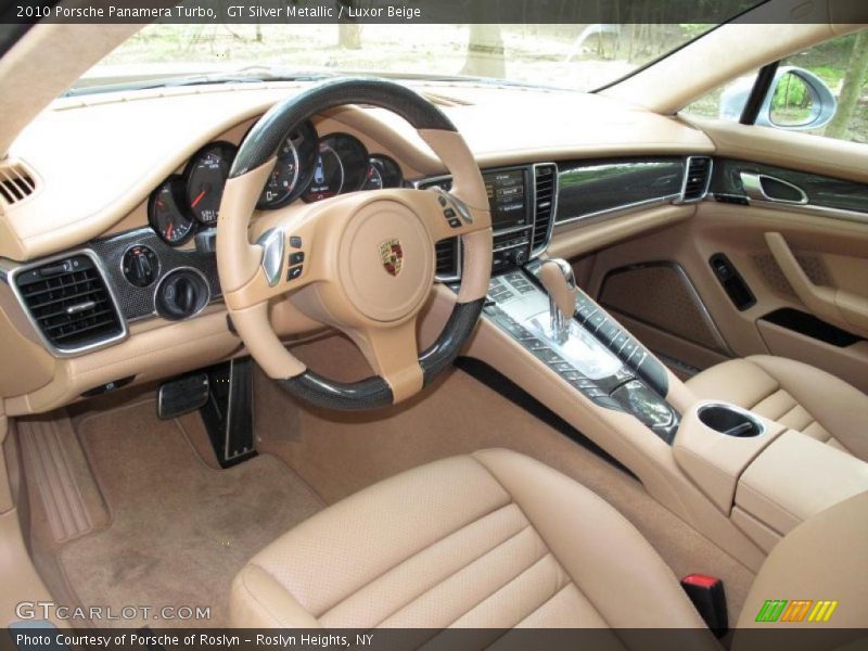 GT Silver Metallic / Luxor Beige 2010 Porsche Panamera Turbo