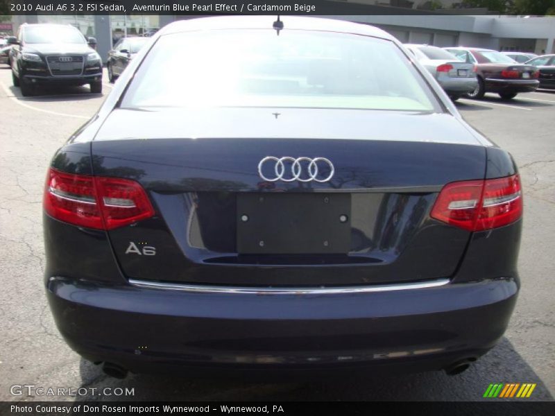 Aventurin Blue Pearl Effect / Cardamom Beige 2010 Audi A6 3.2 FSI Sedan