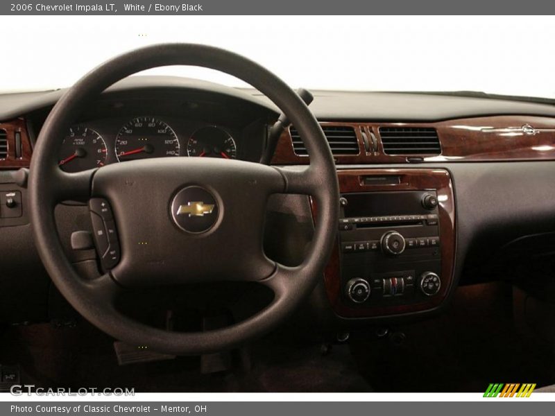White / Ebony Black 2006 Chevrolet Impala LT