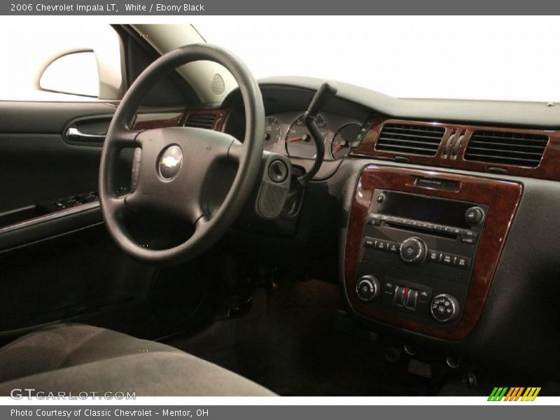 White / Ebony Black 2006 Chevrolet Impala LT