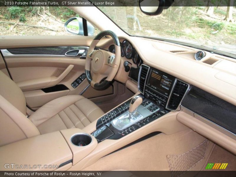 GT Silver Metallic / Luxor Beige 2010 Porsche Panamera Turbo