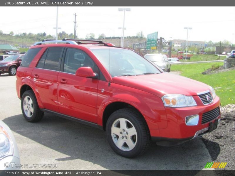 Chili Pepper Red / Gray 2006 Saturn VUE V6 AWD
