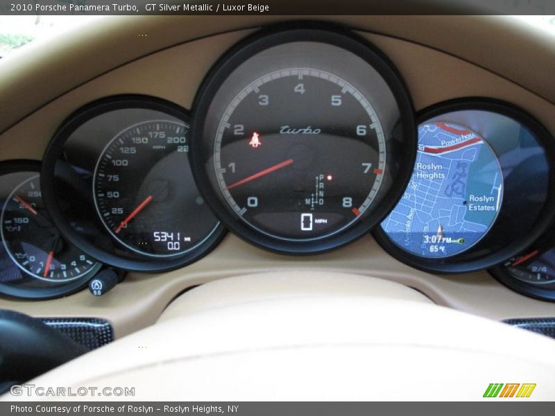 GT Silver Metallic / Luxor Beige 2010 Porsche Panamera Turbo