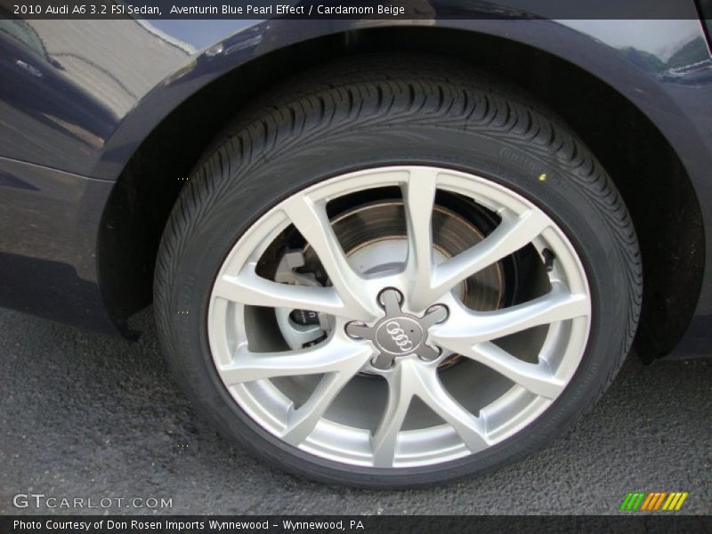 Aventurin Blue Pearl Effect / Cardamom Beige 2010 Audi A6 3.2 FSI Sedan