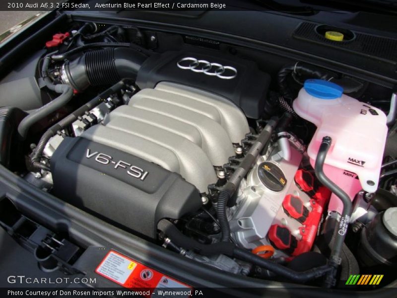 Aventurin Blue Pearl Effect / Cardamom Beige 2010 Audi A6 3.2 FSI Sedan