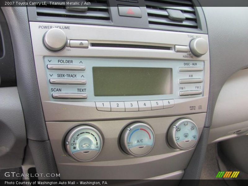 Titanium Metallic / Ash 2007 Toyota Camry LE