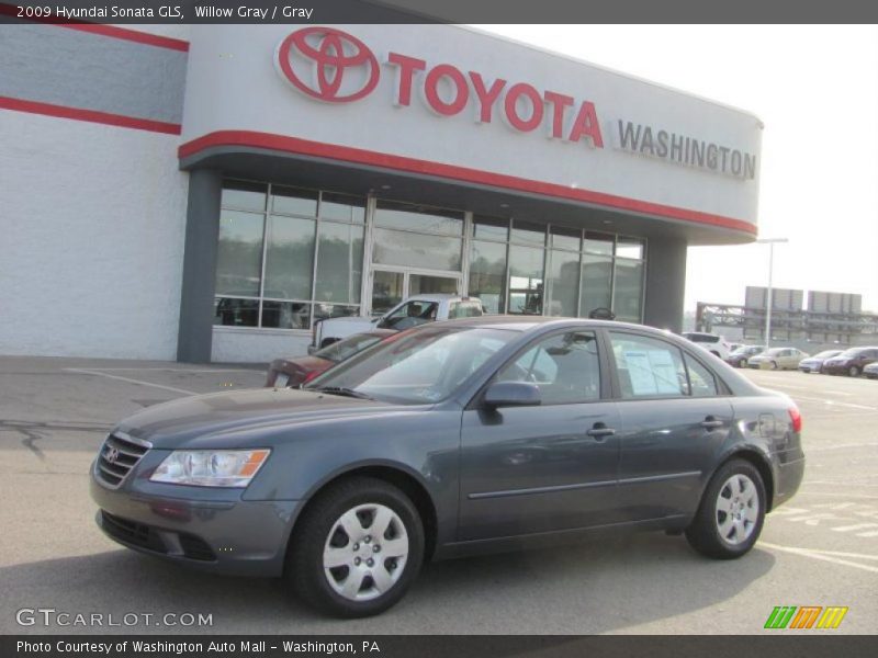 Willow Gray / Gray 2009 Hyundai Sonata GLS