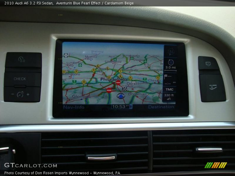 Aventurin Blue Pearl Effect / Cardamom Beige 2010 Audi A6 3.2 FSI Sedan