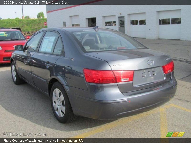 Willow Gray / Gray 2009 Hyundai Sonata GLS