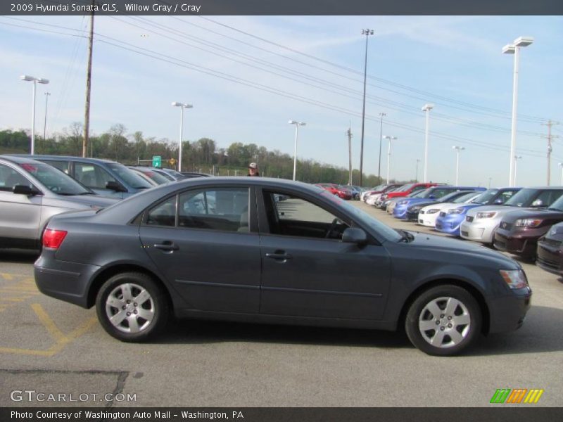 Willow Gray / Gray 2009 Hyundai Sonata GLS