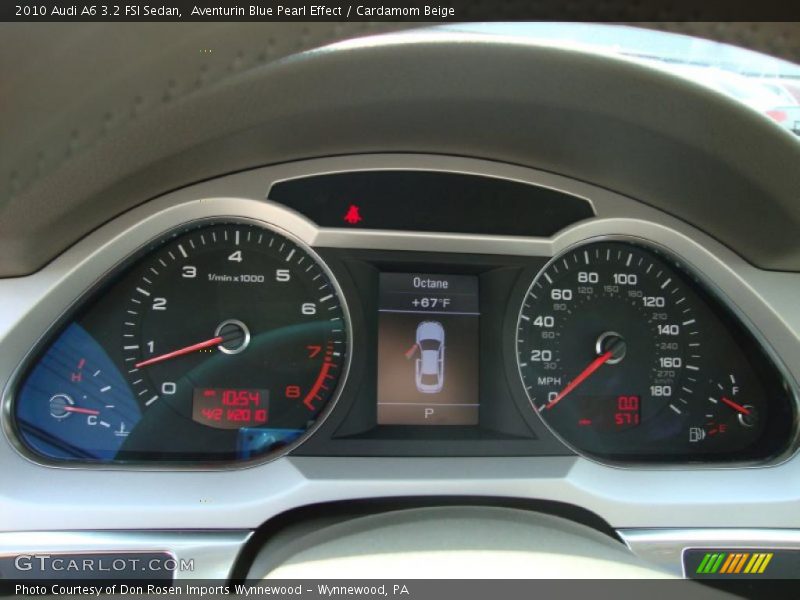 Aventurin Blue Pearl Effect / Cardamom Beige 2010 Audi A6 3.2 FSI Sedan