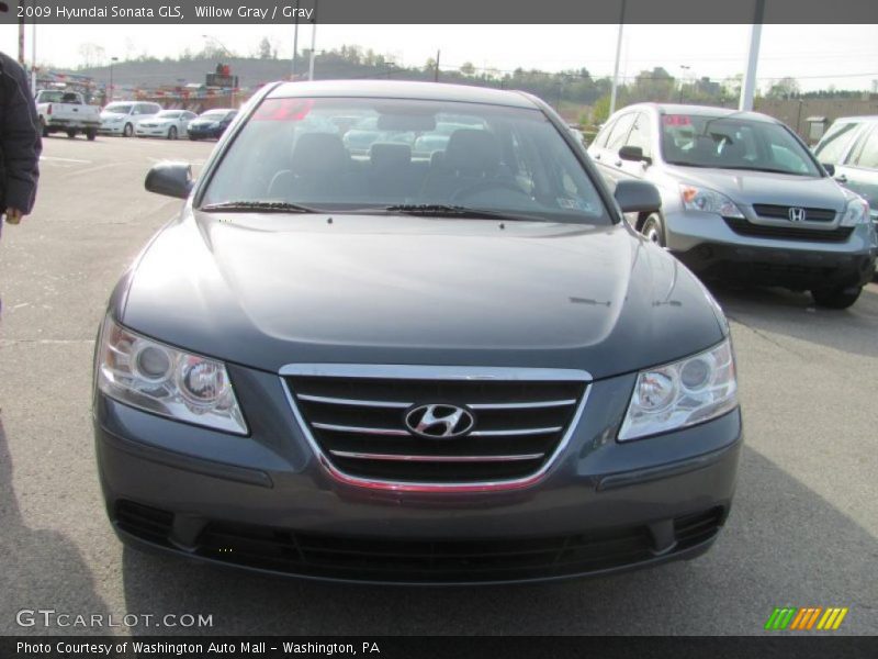 Willow Gray / Gray 2009 Hyundai Sonata GLS