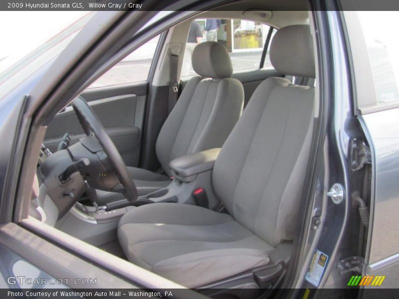 Willow Gray / Gray 2009 Hyundai Sonata GLS