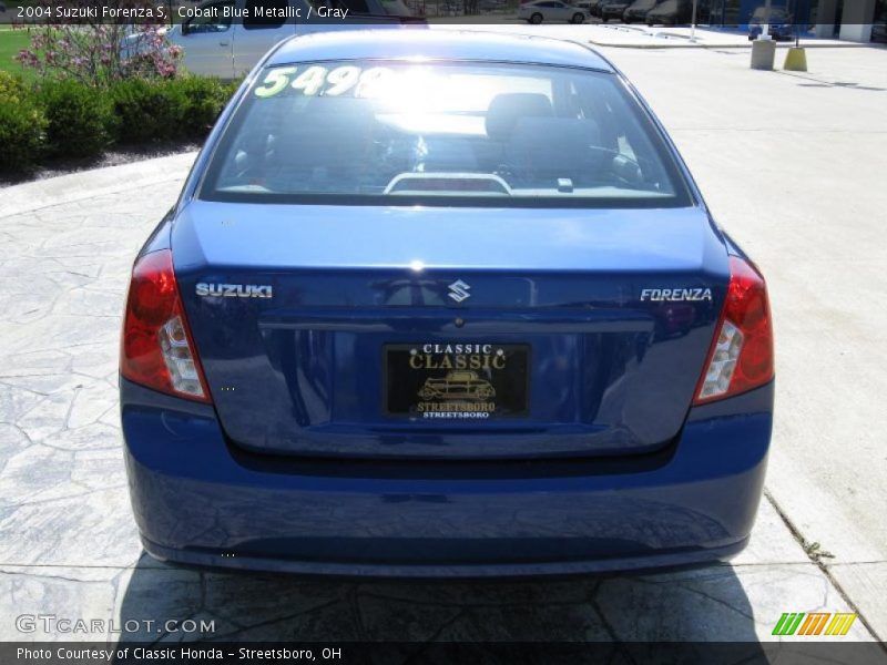 Cobalt Blue Metallic / Gray 2004 Suzuki Forenza S