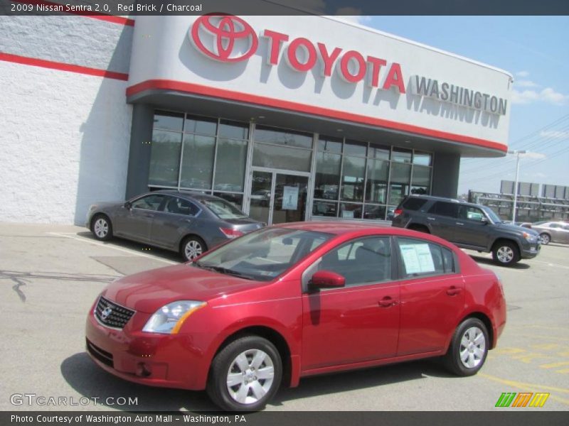 Red Brick / Charcoal 2009 Nissan Sentra 2.0