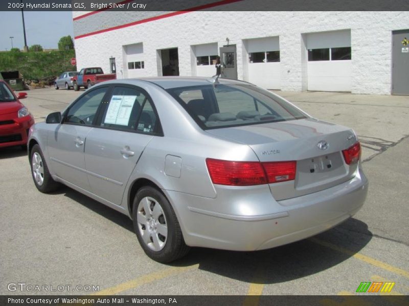 Bright Silver / Gray 2009 Hyundai Sonata GLS