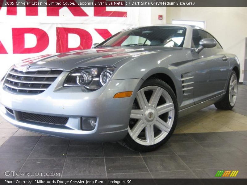 Sapphire Silver Blue Metallic / Dark Slate Grey/Medium Slate Grey 2005 Chrysler Crossfire Limited Coupe