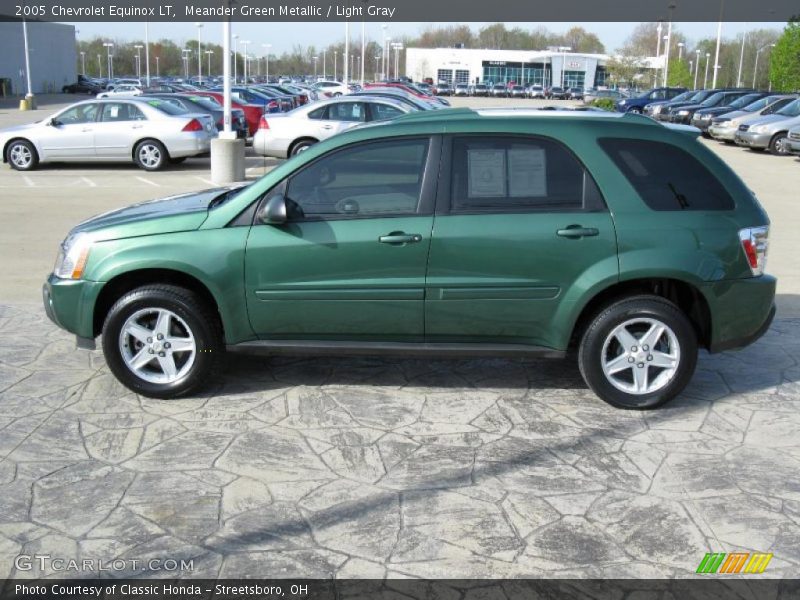 Meander Green Metallic / Light Gray 2005 Chevrolet Equinox LT