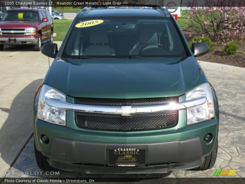 Meander Green Metallic / Light Gray 2005 Chevrolet Equinox LT