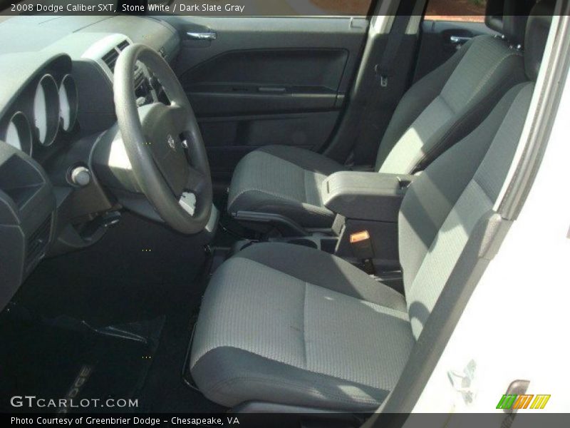 Stone White / Dark Slate Gray 2008 Dodge Caliber SXT