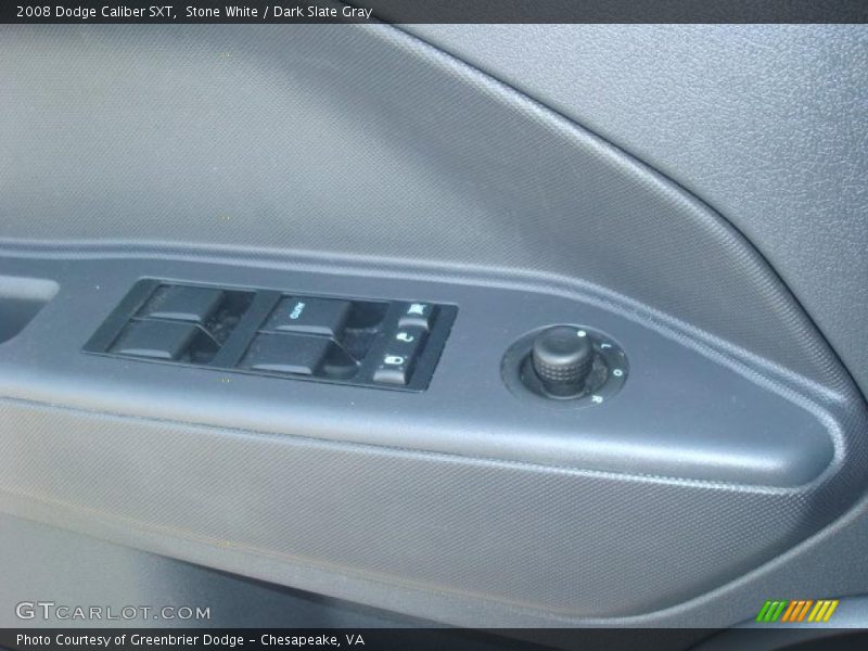 Stone White / Dark Slate Gray 2008 Dodge Caliber SXT