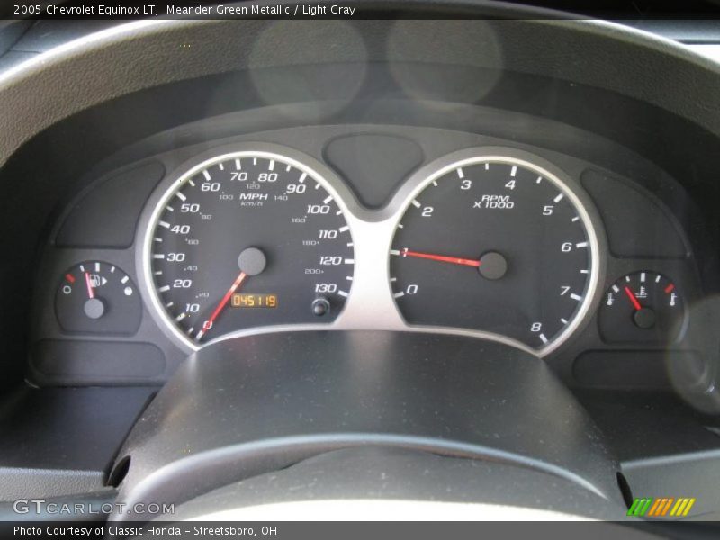 Meander Green Metallic / Light Gray 2005 Chevrolet Equinox LT
