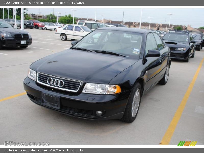 Brilliant Black / Ecru/Onyx 2001 Audi A4 1.8T Sedan