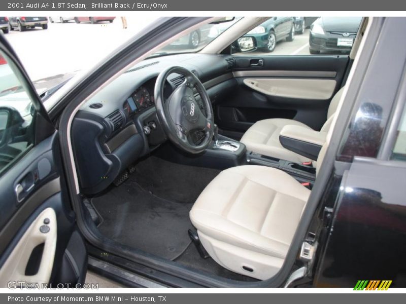 Brilliant Black / Ecru/Onyx 2001 Audi A4 1.8T Sedan
