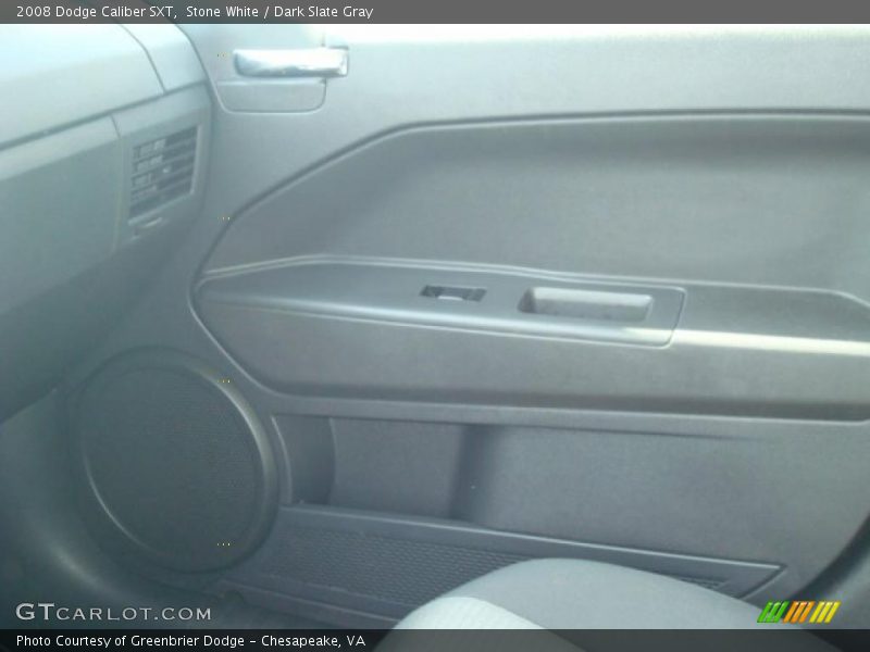 Stone White / Dark Slate Gray 2008 Dodge Caliber SXT