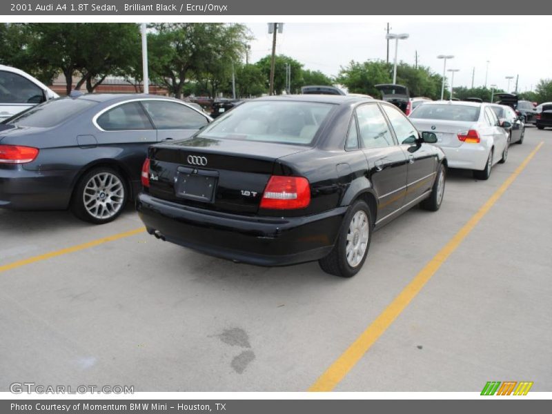 Brilliant Black / Ecru/Onyx 2001 Audi A4 1.8T Sedan
