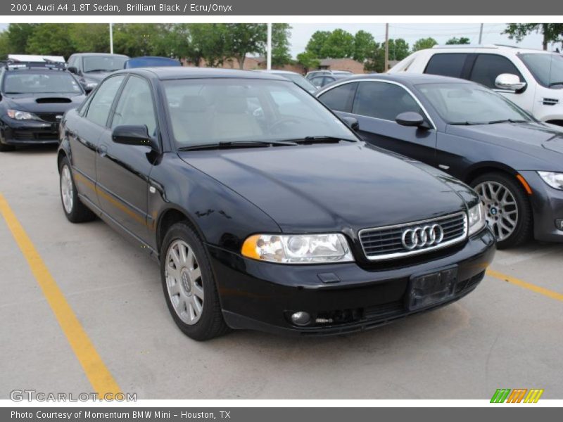 Brilliant Black / Ecru/Onyx 2001 Audi A4 1.8T Sedan