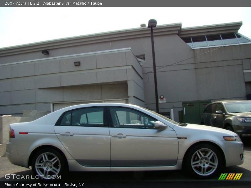 Alabaster Silver Metallic / Taupe 2007 Acura TL 3.2