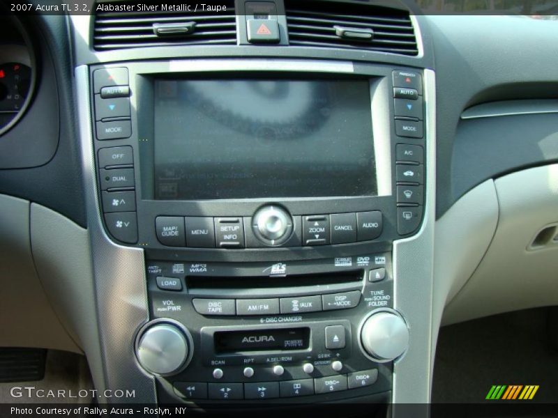 Alabaster Silver Metallic / Taupe 2007 Acura TL 3.2