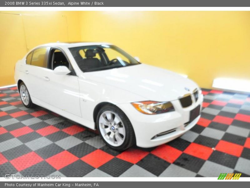 Alpine White / Black 2008 BMW 3 Series 335xi Sedan