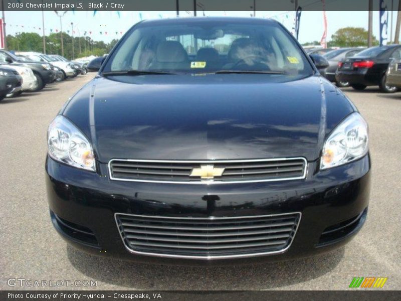 Black / Gray 2009 Chevrolet Impala LS
