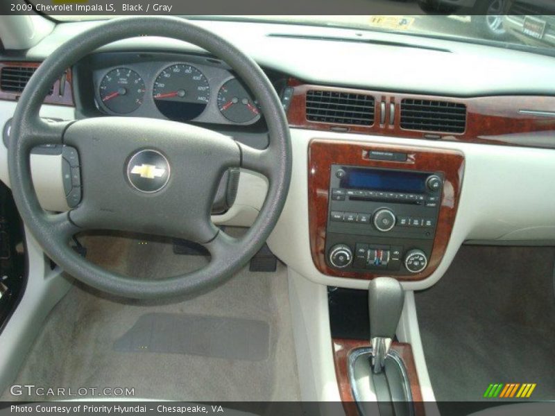 Black / Gray 2009 Chevrolet Impala LS