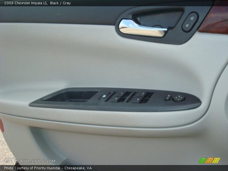 Black / Gray 2009 Chevrolet Impala LS
